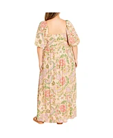 City Chic Women's Ellea Maxi Dress