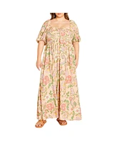 City Chic Women's Ellea Maxi Dress