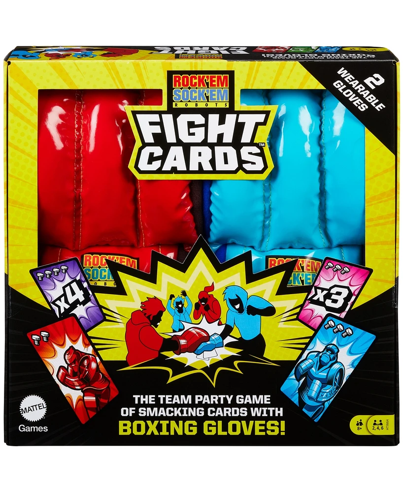 Mattel Rock 'Em Sock 'Em Robots Fight Cards Card Game - Multi