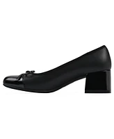 White Mountain Women's Lately Block Heel Pumps