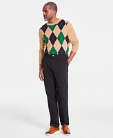 Club Room Men's Four-Way Stretch Pants, Created for Macy's