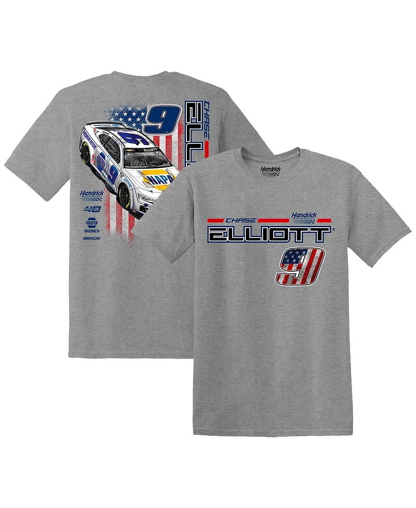 Hendrick Motorsports Team Collection Men's Heather Gray Chase Elliott Napa T-Shirt