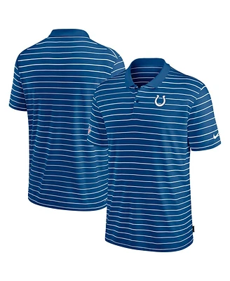 Nike Men's Royal Indianapolis Colts Sideline Lock Up Victory Performance Polo