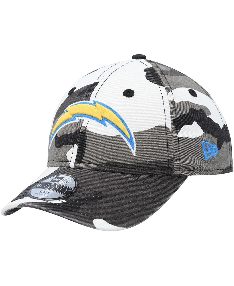 New Era Preschool Camo Los Angeles Chargers 9TWENTY Adjustable Hat