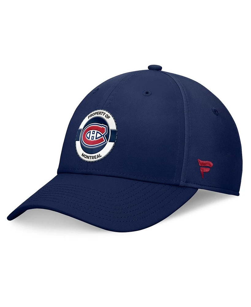 Fanatics Men's Navy Montreal Canadiens Authentic Pro Training Camp Flex Hat