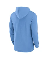 Jordan Men's Carolina Blue North Tar Heels Sideline Hoodie Performance Long Sleeve T-Shirt