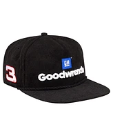 New Era Men's Black Richard Childress Racing Goodwrench Retro Cord Golfer Adjustable Hat