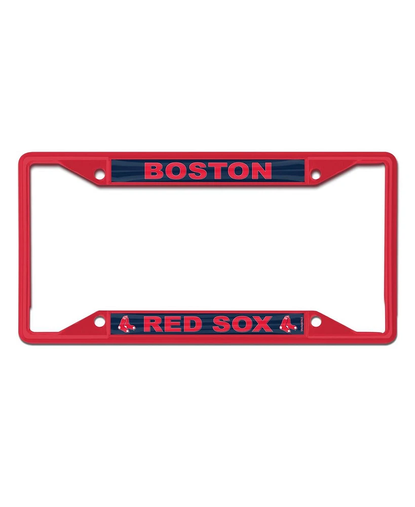 Wincraft Boston Red Sox Chrome Color License Plate Frame