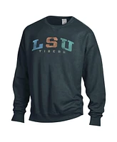 Comfortwash Men's and Women's Gray Lsu Tigers Oversized Pullover Sweatshirt