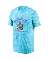 Contenders Clothing Men's and Women's Turquoise Killer Klowns from Outer Space Ice Cream Truckin' Graphic Tie-Dye T-Shirt