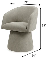 Korder -Pc. Arm Swivel Chair Set