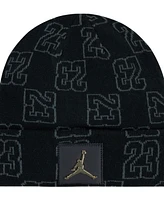 Jordan Big Kids Monogram Beanie Set