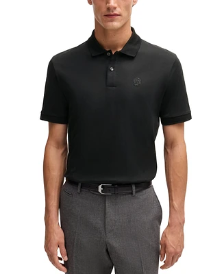 Boss by Hugo Men's Double B Monogram Polo Shirt