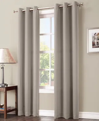 Sun Zero Preston Grommet Top Blackout Curtain Panel, 40" x 63"