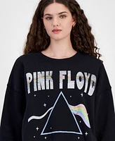 Grayson Threads, The Label Juniors' Pink Floyd Crewneck Sweatshirt