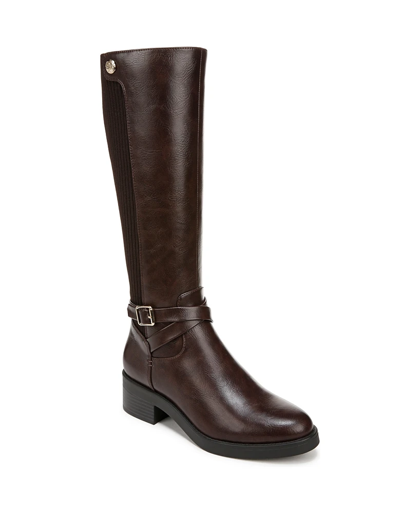 LifeStride Women's Brittany Wide Calf Knee High Riding Boots
