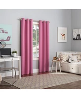 Sun Zero Harper Bright Vibes 100% Blackout Grommet Curtain Panel