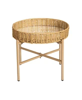 Kaplan Early Learning Washable Wicker Mirrored Table