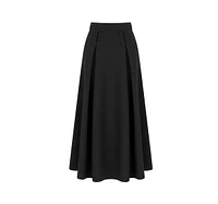 Nocturne Women's Button Designed Midi Skirt