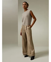 Sleeveless Cashmere Vest for Women