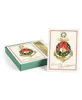 Masterpiece Studios Anchor With Wreath Holiday Boxed Cards