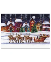 Masterpiece Studios Santa Sleigh Holiday Boxed Cards