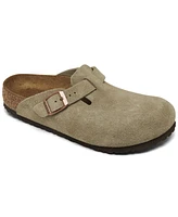 Birkenstock Little Kids Boston Suede Leather Clogs from Finish Line