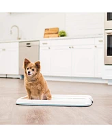 Iris Usa Pad Holder, Fits 17"x24" or Larger, Medium, Puppy Dog Pad Hoder, Secured Latches, Non-Skid Rubber Feet, High Polish Finish for Easy Cleaning