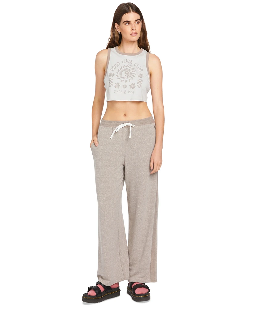 Volcom Juniors' Lil Frenchie Pull-On Drawstring Pants