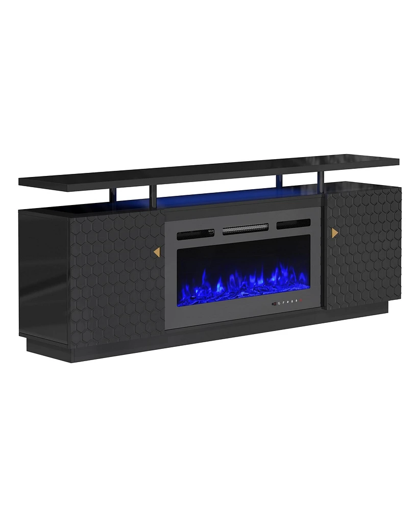 Boyel Living Multifunctional Electric Fireplace Tv Stand