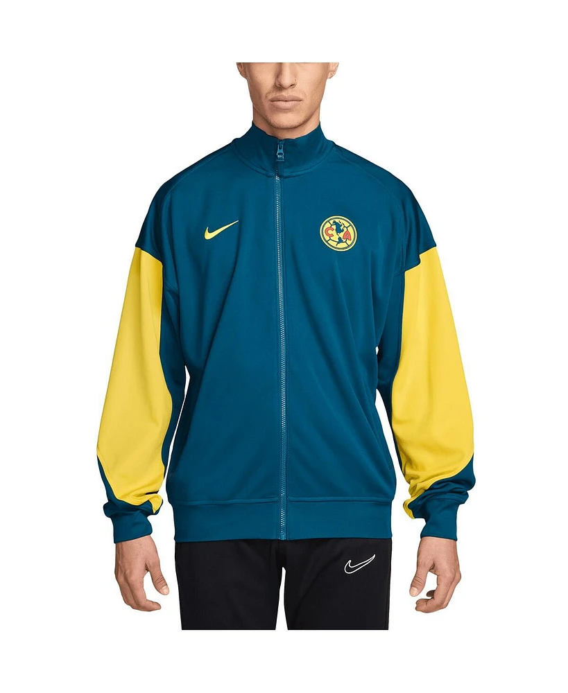 Nike Men's Teal Club America Academy Pro Anthem Full-Zip Jacket