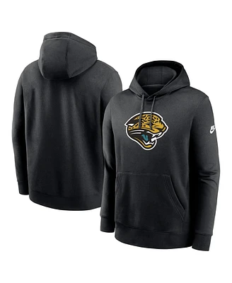 Nike Men's Black Jacksonville Jaguars Rewind Club Logo Pullover Hoodie