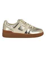 Guess Women's Inart Low Profile Sporty Gum Bottom Lace Up Sneakers