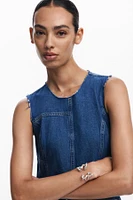 Desigual Women's Denim midi dress