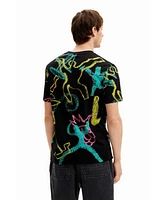 Desigual Men's Illustrated T-shirt