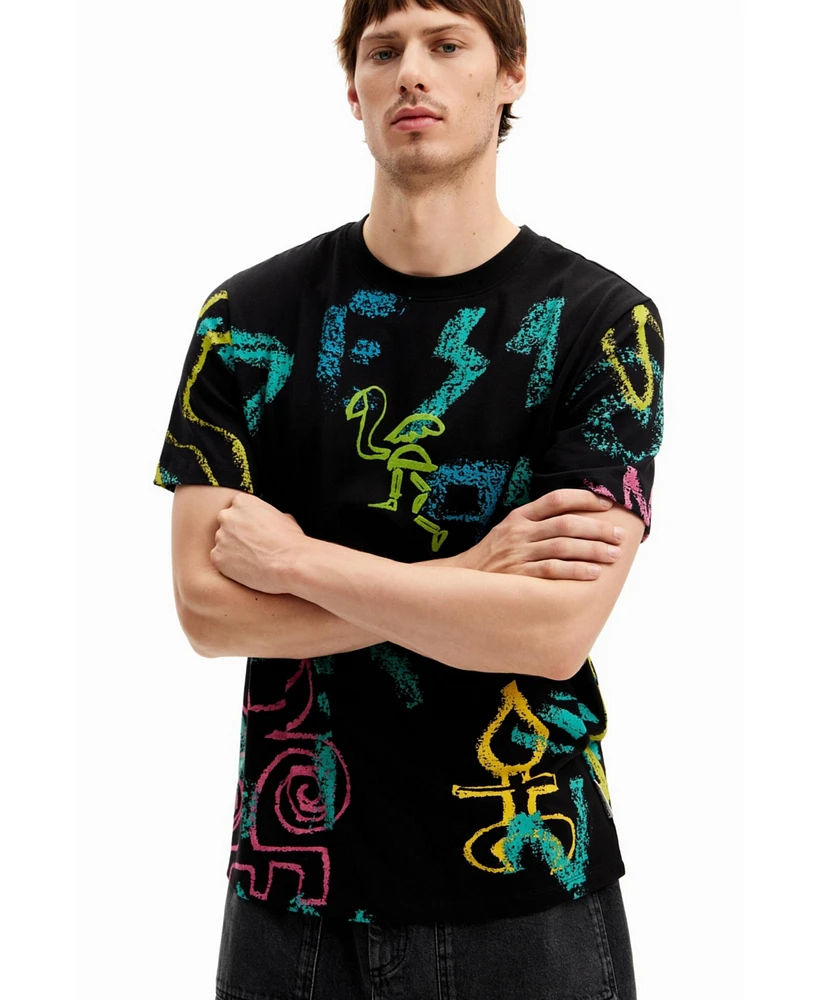 Desigual Men's Illustrated T-shirt