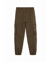 Desigual Boys Boys's Long jogger pants with cargo pockets