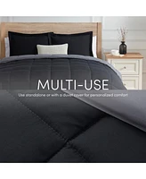 Premium Quilted All Season Goose Down Alternative Comforter with Corner Tabs