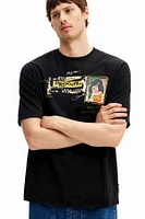 Desigual Men's Japanese-style illustration T-shirt