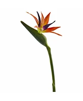 Slickblue Bird of Paradise Artificial Flower (Set of 4)
