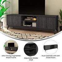 Blakely Mid-Century Modern Tv Stand Made With Durable Engineered Wood