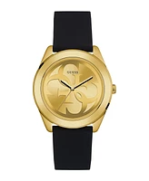 Guess Women's Analog Black Silicone Watch, 40mm