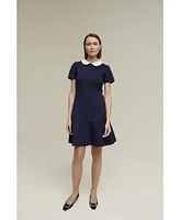 Isaac Mizrahi Women's Schoolgirl Dress Ponte