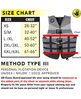 Body Glove Pfd Life Vest, Uscg Approved Type Iii Lightweight Safety Life Jacket