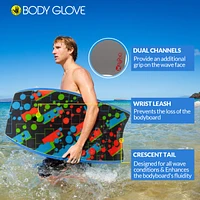 Body Glove Method 42.5" Bodyboard with Wrist Leash for Kids & Adults