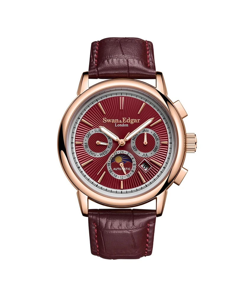 Swan and Edgar SE00301 Swan & Edgar Hand Assembled Opulent Automatic Red