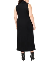 Vince Camuto Plus Size Turtleneck Sleeveless Sweater Dress