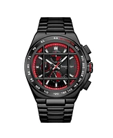 SE01071 Swan & Edgar Hand Assembled Caged Sports Automatic Black