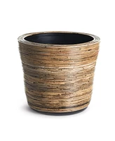 Napa Home & Garden Wrapped Dry Basket Planter 20.75"