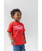 Pj Masks Boys Gekko Catboy Owlette 3 Pack Graphic T-Shirts to